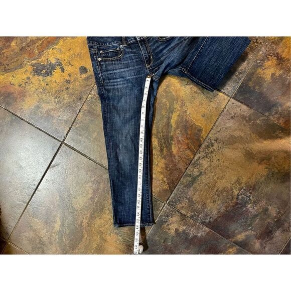 American Eagle Artist Crop Stretch Denim Jeans Size 6 - Picture 5 of 13